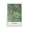 Map of Big Lake, Minnesota, 12 x 18 inch unframed archival matte print