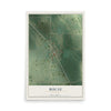 Map of Biscay, Minnesota, 12 x 18 inch unframed archival matte print