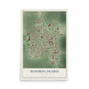 Map of Blooming Prairie, Minnesota, 12 x 18 inch unframed archival matte print