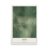 Map of Boyd, Minnesota, 12 x 18 inch unframed archival matte print