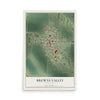 Map of Browns Valley, Minnesota, 12 x 18 inch unframed archival matte print