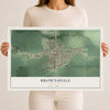 Map of Brownsdale, Minnesota, 12 x 18 inch unframed archival matte print