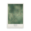 Map of Bruno, Minnesota, 12 x 18 inch unframed archival matte print