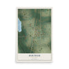 Map of Burtrum, Minnesota, 12 x 18 inch unframed archival matte print