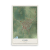Map of Canby, Minnesota, 12 x 18 inch unframed archival matte print