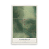 Map of Cedar Mills, Minnesota, 12 x 18 inch unframed archival matte print