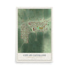 Map of Cleveland, Minnesota, 12 x 18 inch unframed archival matte print