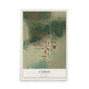 Map of Climax, Minnesota, 12 x 18 inch unframed archival matte print