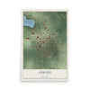 Map of Cokato, Minnesota, 12 x 18 inch unframed archival matte print