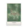 Map of Comfrey, Minnesota, 12 x 18 inch unframed archival matte print