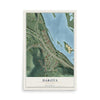 Map of Dakota, Minnesota, 12 x 18 inch unframed archival matte print