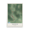 Map of Deer River, Minnesota, 12 x 18 inch unframed archival matte print