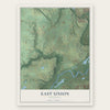 East Union, Minnesota map print, the full design