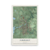Map of Faribault, Minnesota, 12 x 18 inch unframed archival matte print