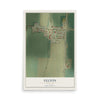 Map of Felton, Minnesota, 12 x 18 inch unframed archival matte print