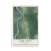 Map of Fort Ripley, Minnesota, 12 x 18 inch unframed archival matte print