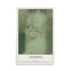 Map of Goodridge, Minnesota, 12 x 18 inch unframed archival matte print