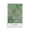 Map of Greenfield, Minnesota, 12 x 18 inch unframed archival matte print