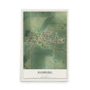 Map of Hamburg, Minnesota, 12 x 18 inch unframed archival matte print