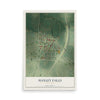 Map of Hanley Falls, Minnesota, 12 x 18 inch unframed archival matte print