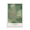 Map of Harmony, Minnesota, 12 x 18 inch unframed archival matte print
