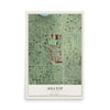 Map of Hilltop, Minnesota, 12 x 18 inch unframed archival matte print