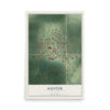 Map of Kiester, Minnesota, 12 x 18 inch unframed archival matte print