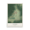 Map of La Salle, Minnesota, 12 x 18 inch unframed archival matte print