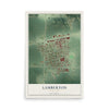 Map of Lamberton, Minnesota, 12 x 18 inch unframed archival matte print