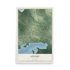 Map of Lengby, Minnesota, 12 x 18 inch unframed archival matte print