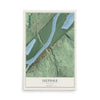 Map of Lilydale, Minnesota, 12 x 18 inch unframed archival matte print