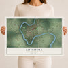 Map of Littlefork, Minnesota, 12 x 18 inch unframed archival matte print
