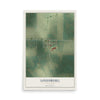 Map of Louisburg, Minnesota, 12 x 18 inch unframed archival matte print