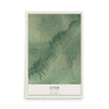 Map of Lynd, Minnesota, 12 x 18 inch unframed archival matte print