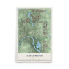 Map of Maplewood, Minnesota, 12 x 18 inch unframed archival matte print