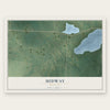 Midway, Minnesota map print, the full design