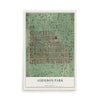 Map of Audubon Park, Minnesota, 12 x 18 inch unframed archival matte print