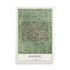 Map of Bancroft, Minnesota, 12 x 18 inch unframed archival matte print