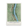 Map of Camden Industrial, Minnesota, 12 x 18 inch unframed archival matte print