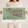 Map of Como, Minnesota, 12 x 18 inch unframed archival matte print