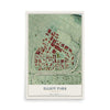Map of Elliot Park, Minnesota, 12 x 18 inch unframed archival matte print