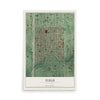 Map of Field, Minnesota, 12 x 18 inch unframed archival matte print