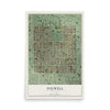 Map of Folwell, Minnesota, 12 x 18 inch unframed archival matte print