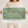 Map of Humboldt Industrial Area, Minnesota, 12 x 18 inch unframed archival matte print