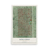 Map of King Field, Minnesota, 12 x 18 inch unframed archival matte print