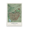 Map of Lowry Hill, Minnesota, 12 x 18 inch unframed archival matte print