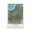 Map of Lynnhurst, Minnesota, 12 x 18 inch unframed archival matte print