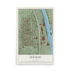 Map of McKinley, Minneapolis, Minnesota, 12 x 18 inch unframed archival matte print