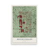 Map of Midtown Phillips, Minnesota, 12 x 18 inch unframed archival matte print