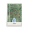 Map of Page, Minnesota, 12 x 18 inch unframed archival matte print